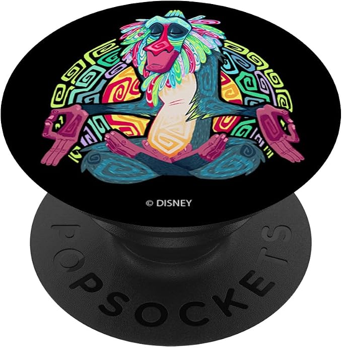 Disney The Lion King Rafiki Neon Colors PopSockets Adhesive PopGrip