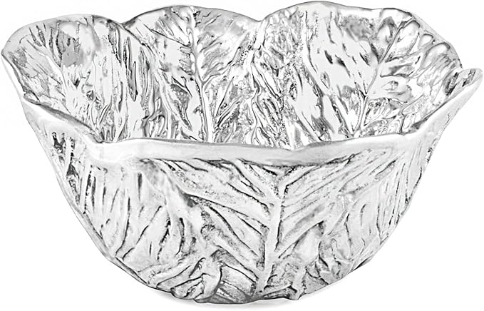 Beatriz Ball Small Garden Cabbage Bowl, Metallic