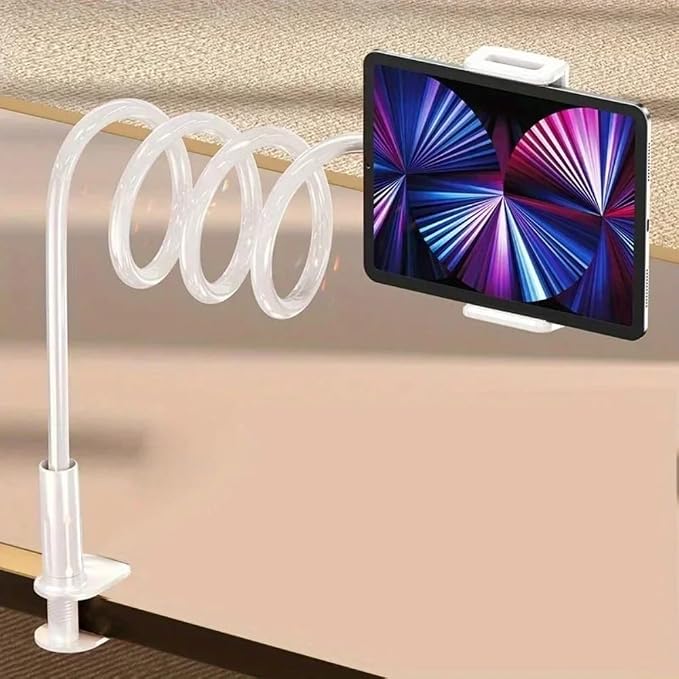 Long Arm Tablet Stand Holder for iPad Pro 11 10.2 10.5 Mini 6 Air for Xiaomi Mipad 4 5 (Black)