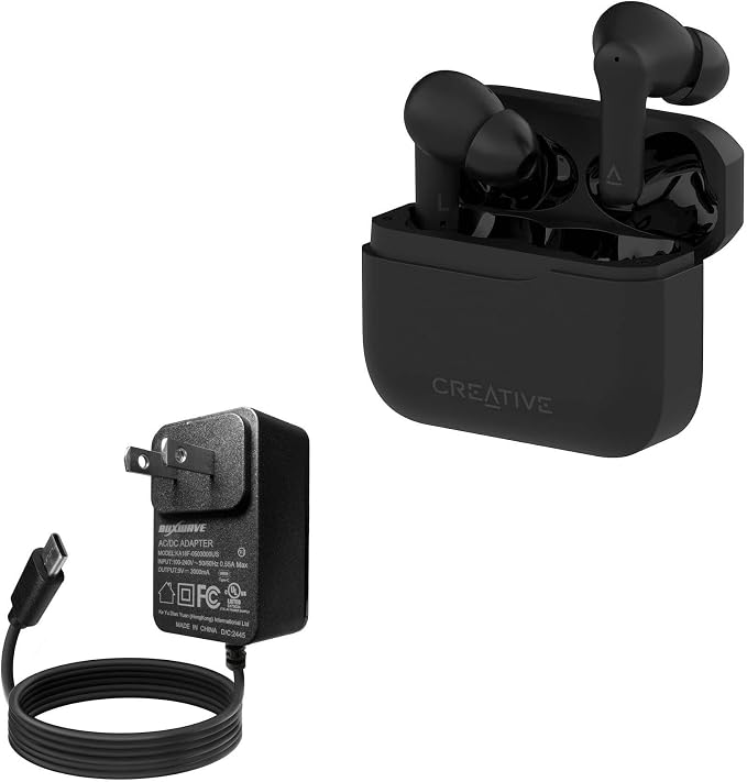 BoxWave Charger Compatible with Creative Labs Zen Air 2 - Wall Charger Direct (15W) Rapid Charge Your Device with Built-in 3ft Cable