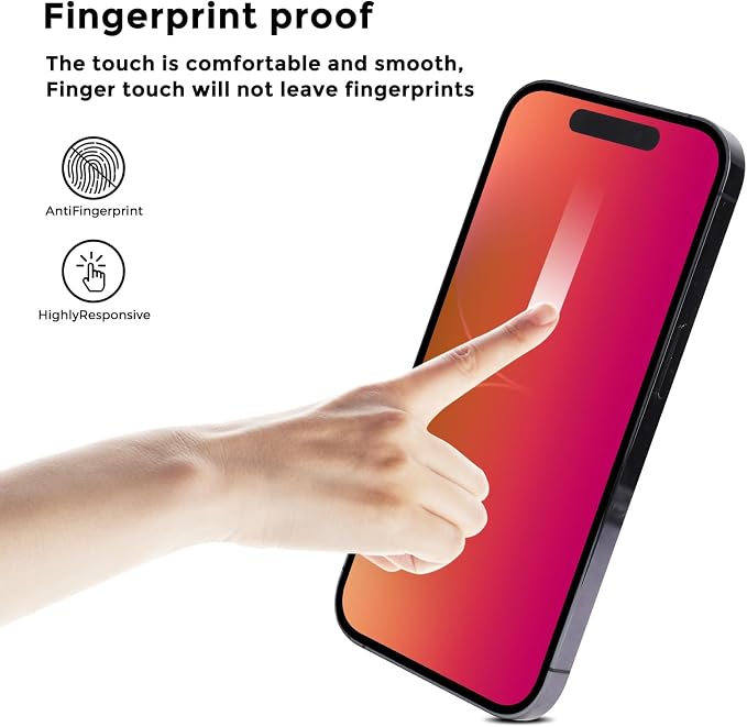 Privacy Screen Protector for iPhone 17 Pro （6.3 inch）- Flexible film Anti-blue light anti-glare anti-scratch filter screenultraviolet