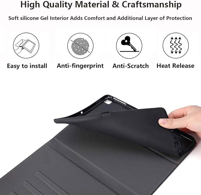 for iPad mini 1 2 3 4 5 Case Stay Positive Work Hard and Make It Happen Inspirational Quote Slim Lightweight PU Leather Stand Cover with Auto Wake/Sleep for iPad mini 5th/4th Gen 7.9 Inch