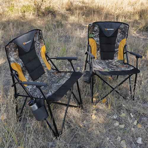 Allen Company Vanish Padded Armchair with Backrest, Realtree Edge Camo