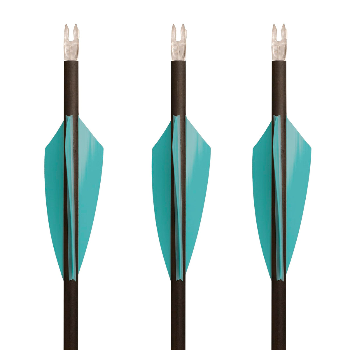 TAC Vanes 2.75" Driver Arrow Vanes | Archery Fletching for Compound & Crossbow | Durable, Lightweight, High Accuracy, Turquoise 100 Pack