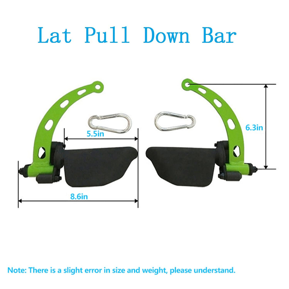 KORIKAHM Adjustable Lat Pull down Bar, Cable Machine Attachments for Gym, Home Gym Fitness T-bar Row Pulldown Attachments, Lat Pull Down Machine Wide Grip Neutral Grip Handle (SP-PADDLE GRIP)