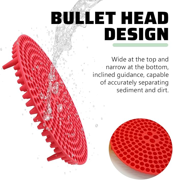 Bullet Car Wash Bucket Grit Trap Inserts, Vehicle Detailing Wash Filter