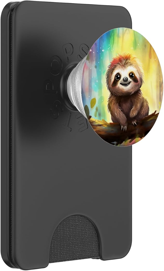 Cute Baby Sloth PopSockets PopGrip for MagSafe
