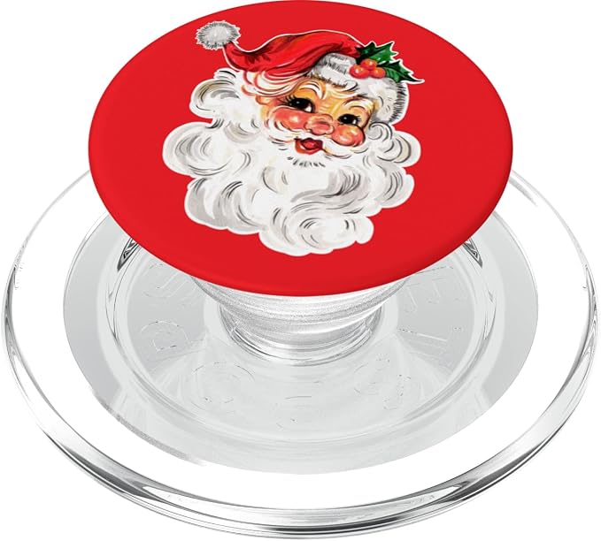 Santa Claus Red Christmas PopSockets Adhesive PopGrip