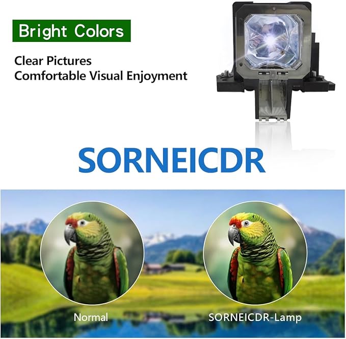 SORNEICDR PK-L2312U/PK-L2312UG Replacement Projector Lamp Bulb Compatible with JVC DLA-RS66 DLA-X35 DLA-X700R DLA-X500R DLA-X55R DLA-RS46U DLA-RS48 DLA-RS48U DLA-RS4810 DLA-RS49 RS4910