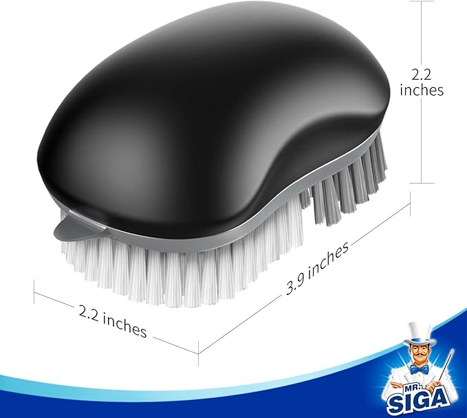 MR.SIGA Fruit and Vegetable Cleaning Brush with Non Slip Comfortable Grip
