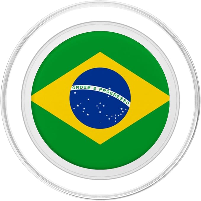 PopSockets World Cup Phone Grip – Brazil Flag PopSockets Adhesive PopGrip