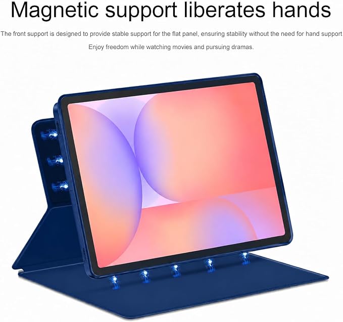Magnetic Case for Galaxy Tab S10 Lite/Galaxy Tab S10 FE/Galaxy Tab S9 FE 10.9 Inch/Tab S9 11 2023 with S Pen Holder Ultra-Slim Lightweight Slim Magnetic Stand Case with Auto Sleep/Wake Black