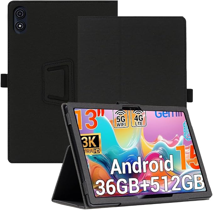 Case for Avidpad A90SAI Tablet 11 Inch Premium PU Leather Folio Folding Stand Protective Tablet Cover with Hand Strap Magnet for Avidpad A90SAI