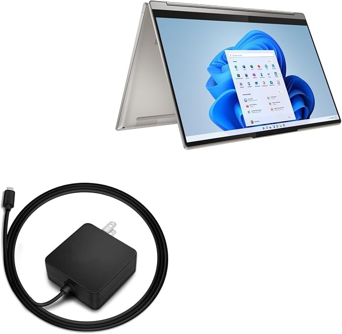 BoxWave Charger Compatible with Lenovo Yoga 9i (14 in - 82BG) - Wall Charger Direct (65W) PD 65W Wall Plug Adapter Laptop Smartphone Tablet