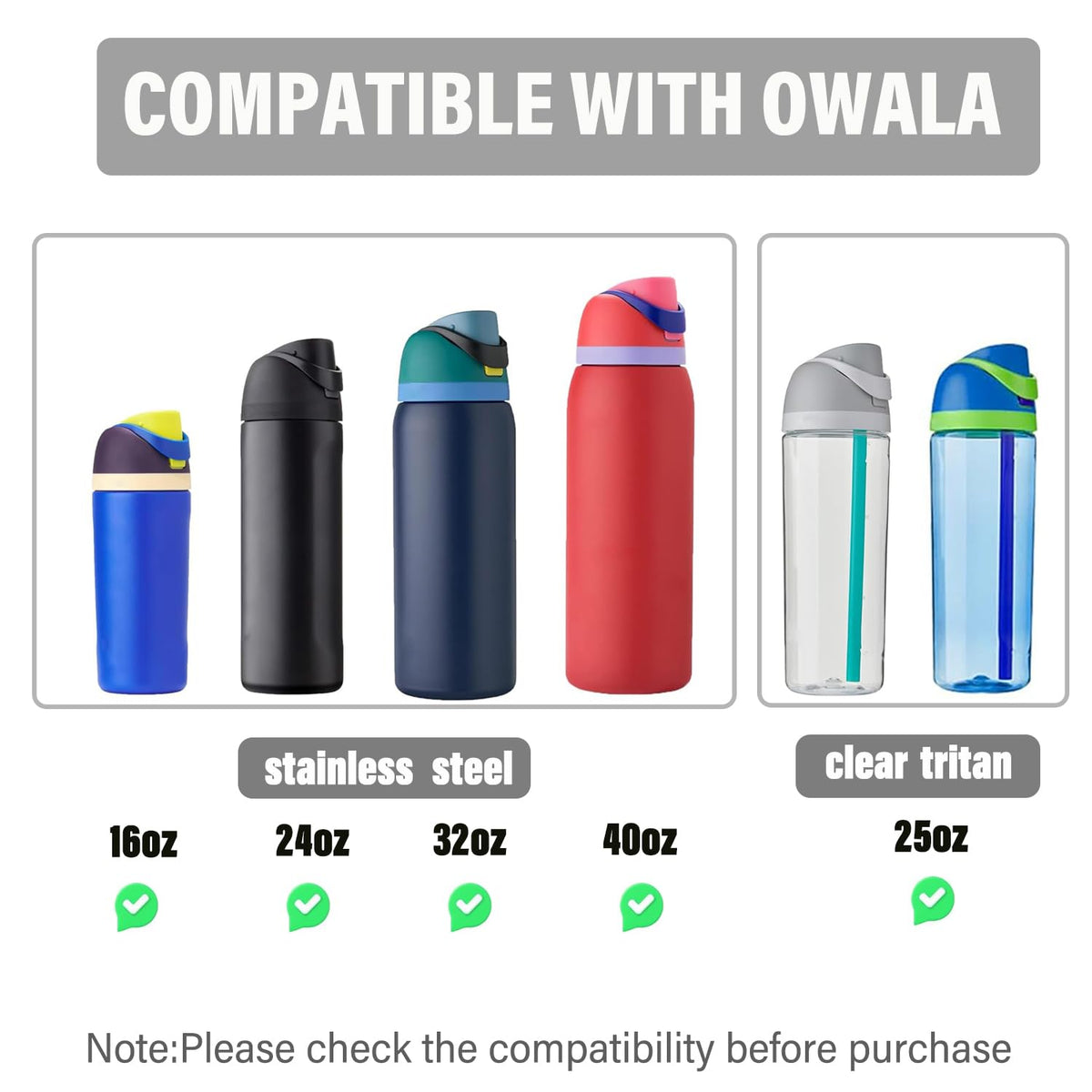 Replacement Lid for Owala Freesip, Compatible with Owala Cup 16oz 24oz 32oz 40oz, One Button Water Bottle Top Lid Replacement Accessory and Straws, Leakproof, BPA-Free (red)