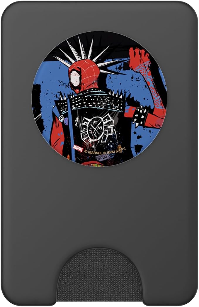 Marvel Spider-Man: Across The Spider-Verse Spider-Punk Back PopSockets Adhesive PopGrip