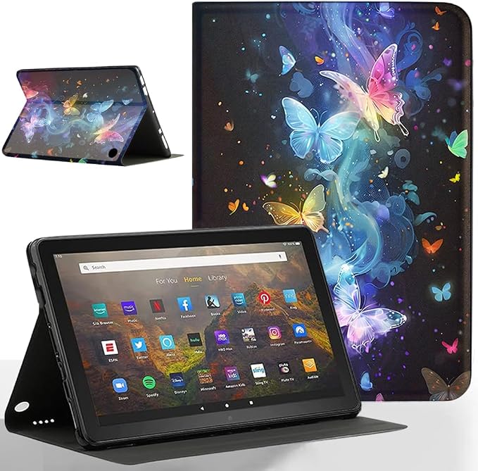 Case for Amazon Kindle Fire HD 10 &amp 10 Plus Tablet(Fit for 10.1 13th/11th Generation 2023/2021 Release)Ultra Slim Multi-Angle Viewing Auto Wake/SleepAstral Cat