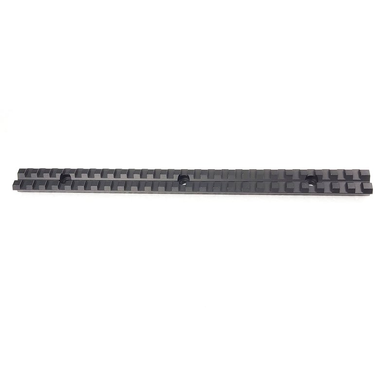 Crotek 10 inch Long Picatinny Rail Mount Aluminum 25 Slot Black