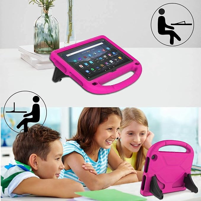 Kids Case for New 10-inch Tablet 2023 Lightweight Shockproof Kids Friendly Full Cover with Handle Kickstand