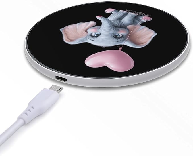 Cute Elephant Wireless Charger Portable Charging Pad | LightweightAll Smartphone