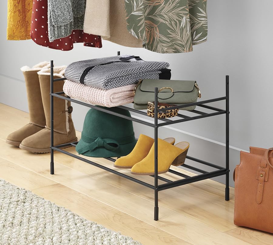Whitmor Modular 2-Tier Stacker Shelf - size: 2-TIER