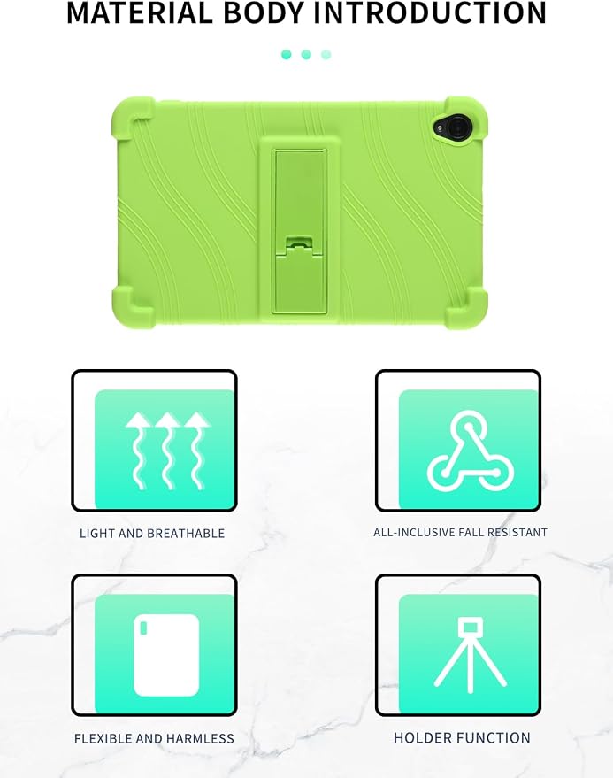 Case for Callsky-Tab Ctab 8 Android Tablet 8 Inch，WUNIAK Shock Proof Lightweight Stand Rubber Shell Protective CoverKids Friendly Soft Silicone Adjustable Stand CoverBlack