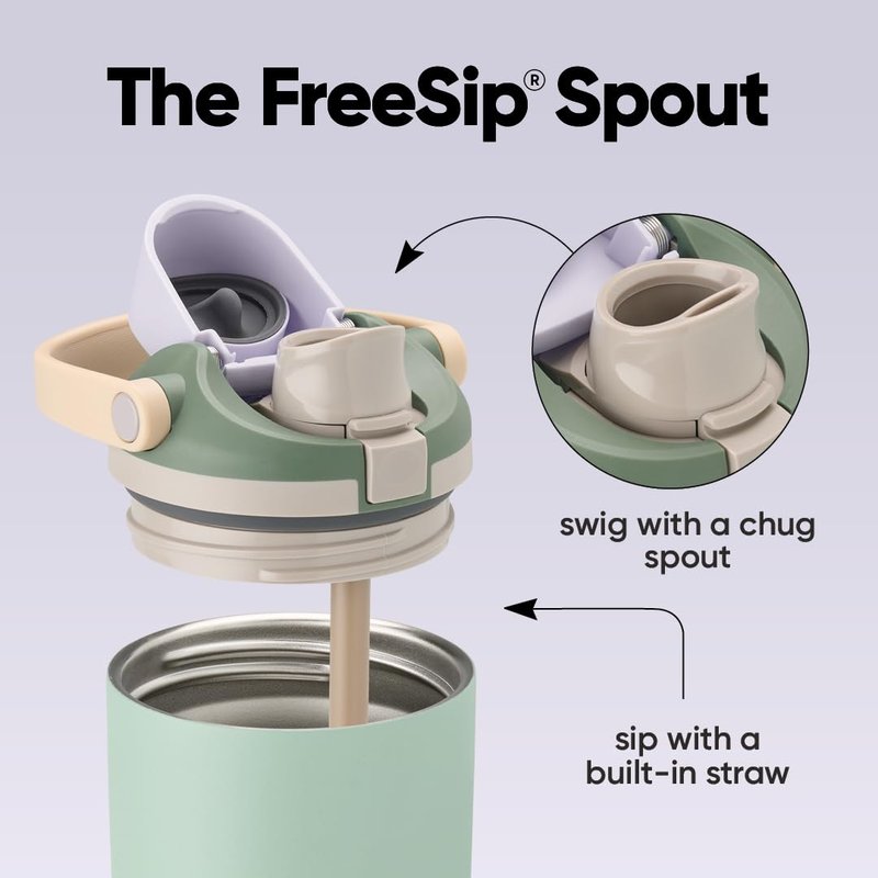 Owala FreeSip Sway - Stainless Steel - 40-oz. - Green (Eucalyptus)