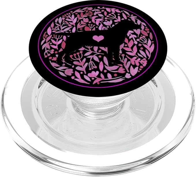 Lab Dog Gift Labrador Mom Black Chocolate Yellow Lab Pink PopSockets Adhesive PopGrip