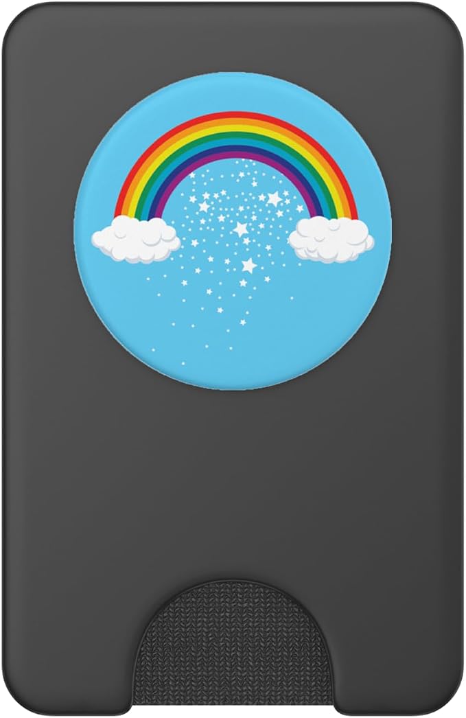 Rainbow Pop Phone Grip for Smartphones &amp Tablets PopSockets PopGrip: Swappable Grip for Phones &amp Tablets PopSockets Adhesive PopGrip
