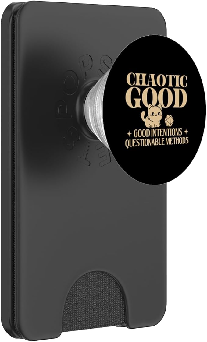 Chaotic Good - RPG Tabletop Games D20 Tabletop PopSockets Adhesive PopGrip