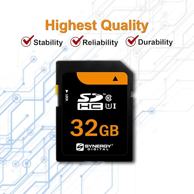 Vivitar ViviCam X022 Digital Camera Memory Card 32GB Secure Digital (SDHC) Flash Memory Card