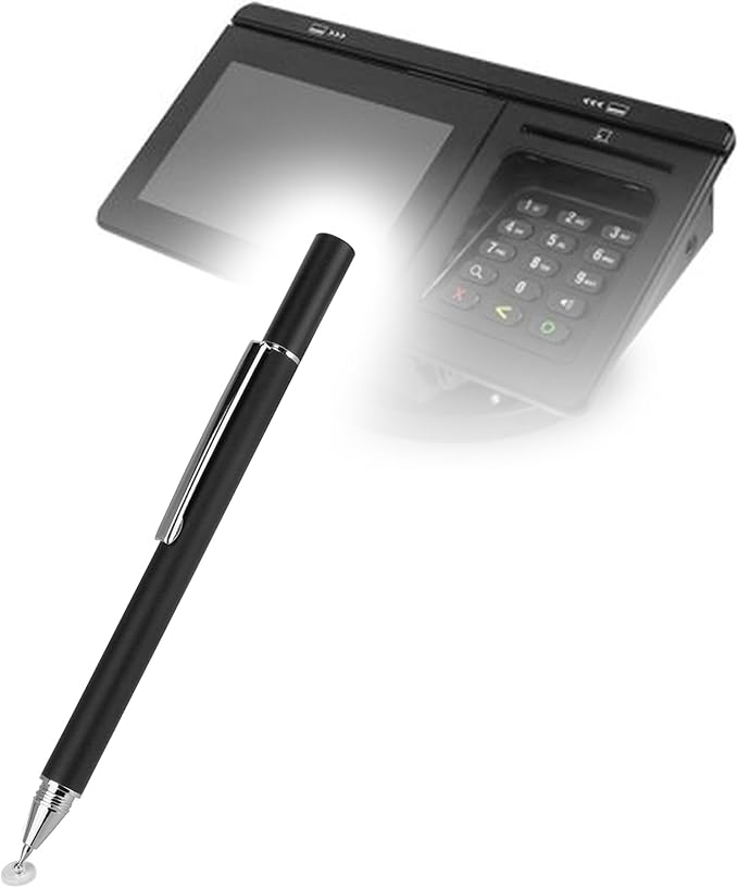 BoxWave FineTouch Capacitive Stylus Pen Super Precise Jet Black Compatible with Equinox LUXE 8500i