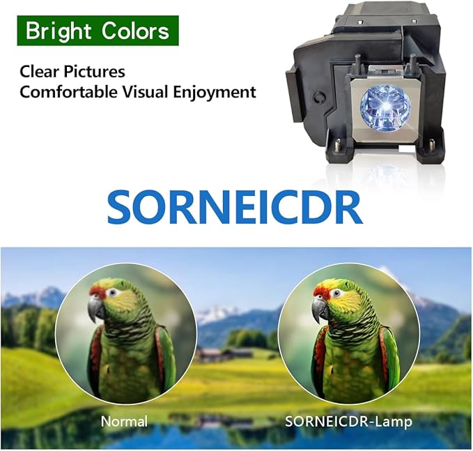 SORNEICDR ELP LP85 Replacement Projector Lamp Bulb Compatible with Epson PowerLite Home Cinema 3000 3100 3200 3500 3600e 3700 3800 3900 EH-TW6700 EH-TW6600W EH-TW6600 EH-TW6800 Projectors