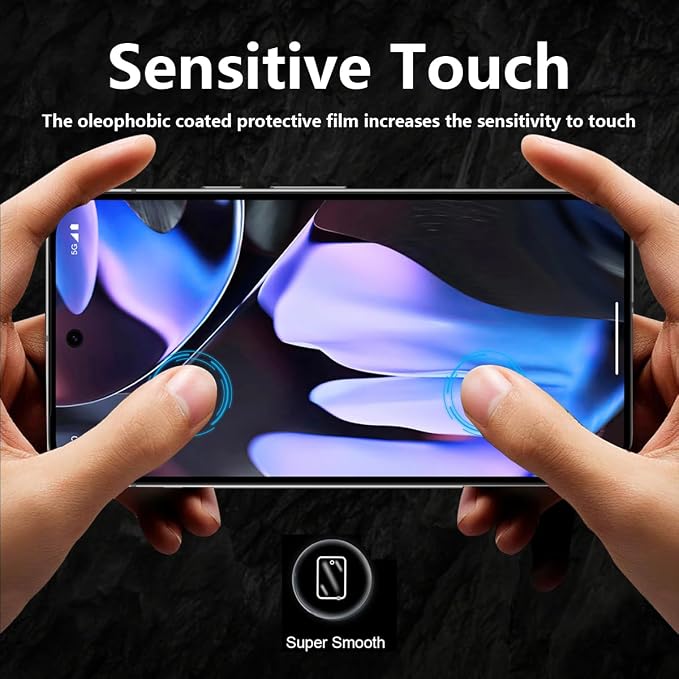for iPhone 17 Pro Max Back Screen Protector Flexible Film Not Glass with Camera Lens Protector 2+2 Pack Self-Healing Anti Scratch HD Clear Soft TPU Protective Hydrogel Film