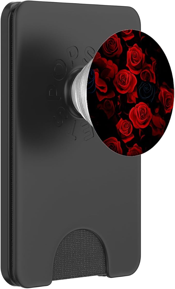 Red Roses Stylish Pattern PopSockets Adhesive PopGrip
