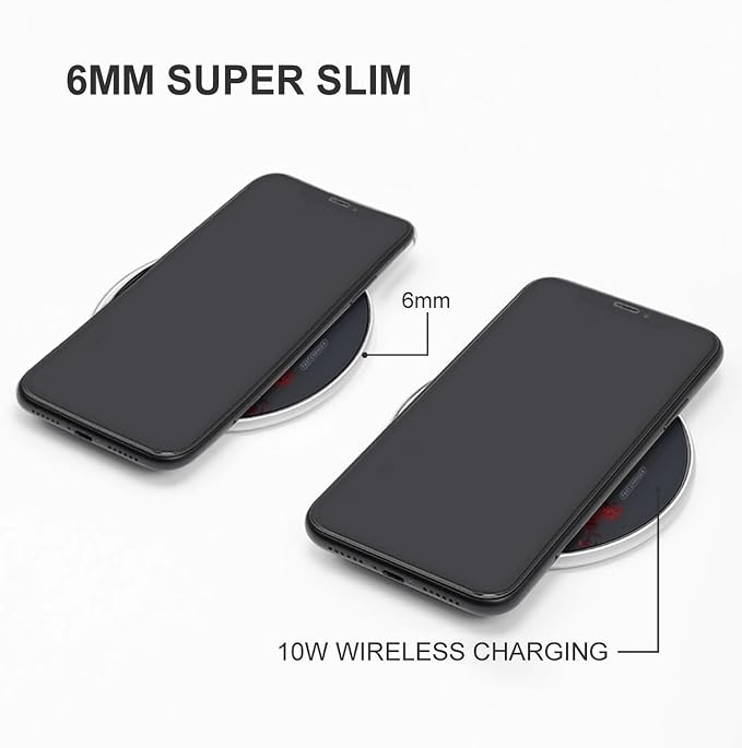 Cute Sloth Moom Wireless Charger SlimWireless Charging Pad Anti-Slip Charger Mat for Men Women