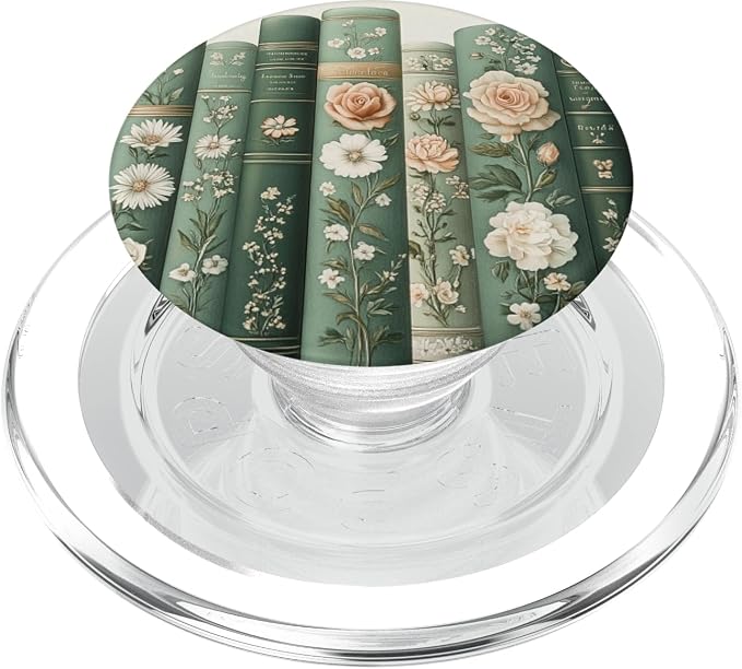 Book Reading Flower Lover Bookworm Tropical Garden PopSockets PopWallet for MagSafe