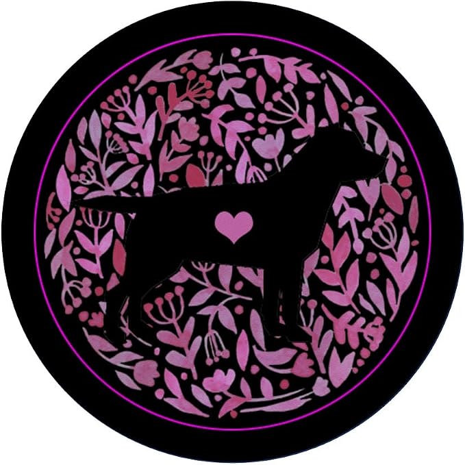 Lab Dog Gift Labrador Mom Black Chocolate Yellow Lab Pink PopSockets Adhesive PopGrip