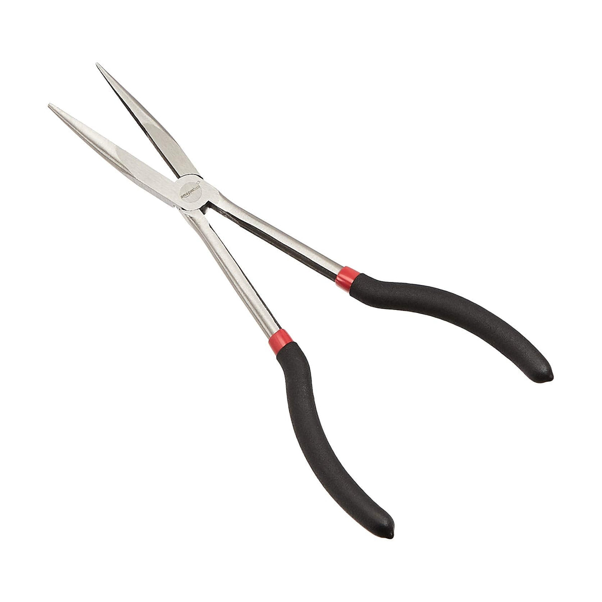 Amazon Basics Extra Long Reach Needle Nose Pliers Tool Set for Narrow Spaces, Versatile, 3-Piece, Black