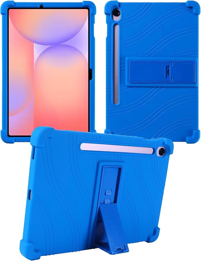 Case for Samsung Galaxy Tab S10 Lite/S10 FE/S9 FE 10.9 Inch - Protective Cover with S Pen Holder &amp Multi-Angle Viewing Stand (Black)