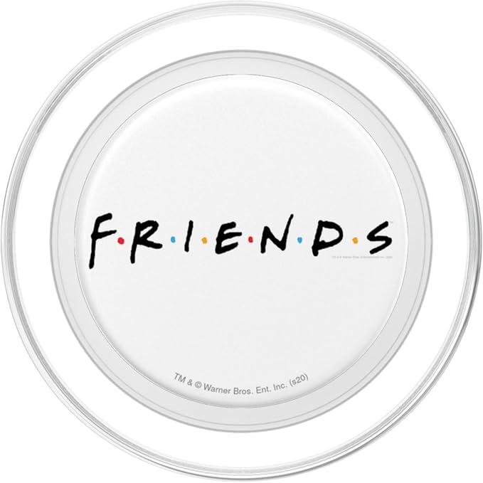 Friends Logo Black PopSockets Adhesive PopGrip