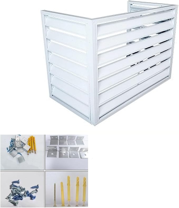 Aluminum Outdoor Condenser Protective Cover, freestanding Enclosure to Cover