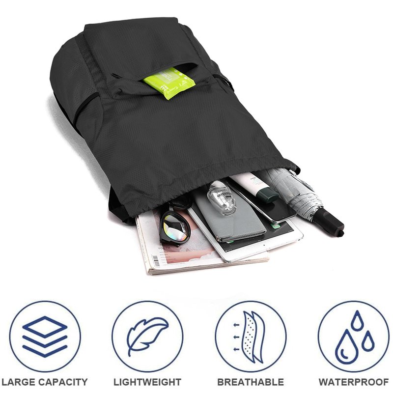 ZAYOKO Drawstring Backpack Waterproof Gym String Bag for Women Men, Pull String Sport Soccer Basketball Bags