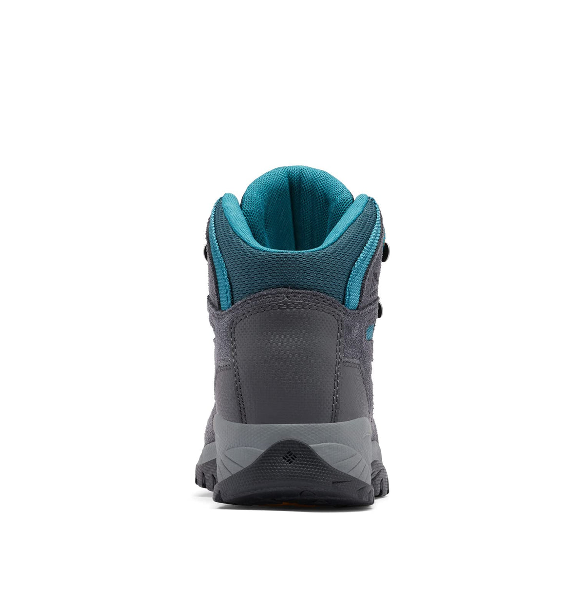 Columbia Womens Newton Ridge Plus Waterproof Amped, Shark/River Blue, 9