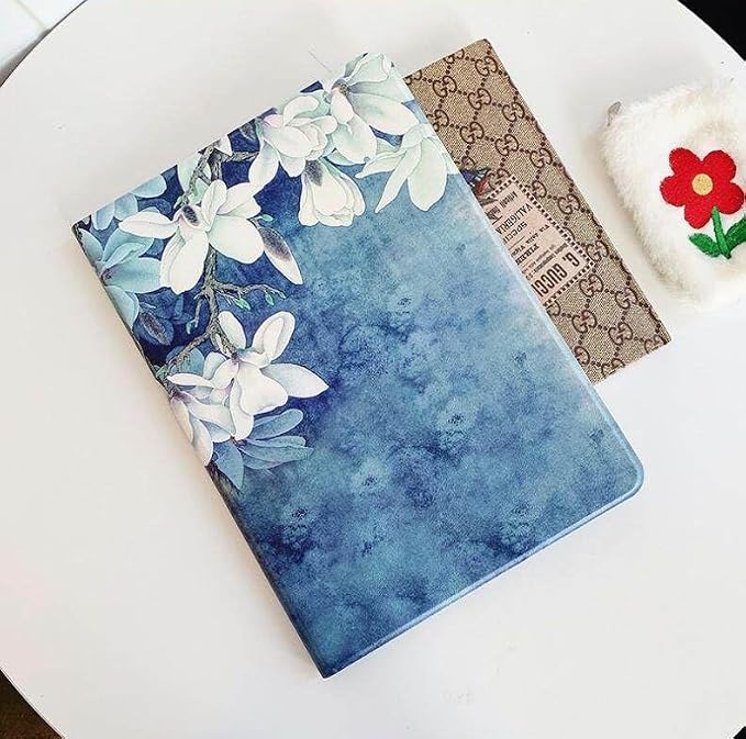 Flower Case for Xiaomi Redmi Pad 2 11 Case Flower Pattern Cute Floral Illustrated Printed Cover with Pencil HolderColor 5