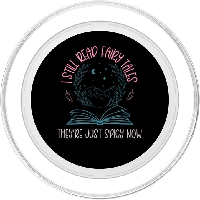 Spicy Book Lover Women Who Love to Read Romance Fantasy PopSockets PopGrip for MagSafe
