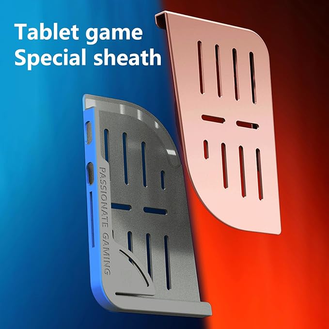 JWH Silicone Gaming Grip Case for iPad Anti Slip Game Control Protector for PUBG Mobile Shooting Games with Finger Sleeves and Storage Box Anti Accidental Touch Finger Protection Gaming Accessories