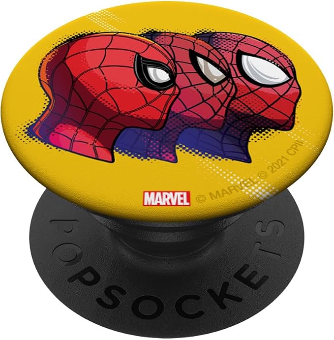 Marvel Spider-Man: No Way Home 3 Peters Masked Spidey Trio PopSockets Adhesive PopGrip