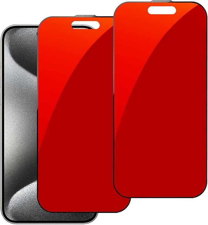 2 Pack for iPhone 13 Pro Max / 14 Plus Privacy Screen Protector Anti spy Tempered Glass Gradient Colorful Anti blue Light Film 6.7 inch