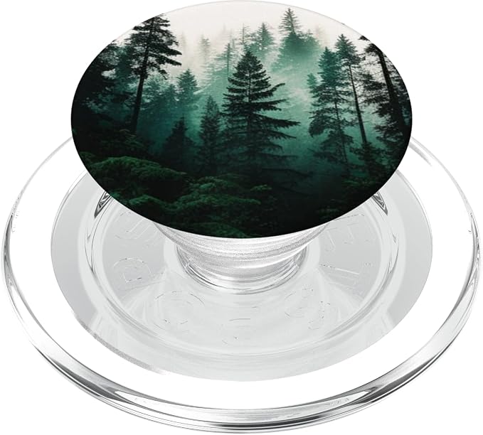 Forest Pine Tree Woods Green Nature Outdoor Explore PopSockets Adhesive PopGrip